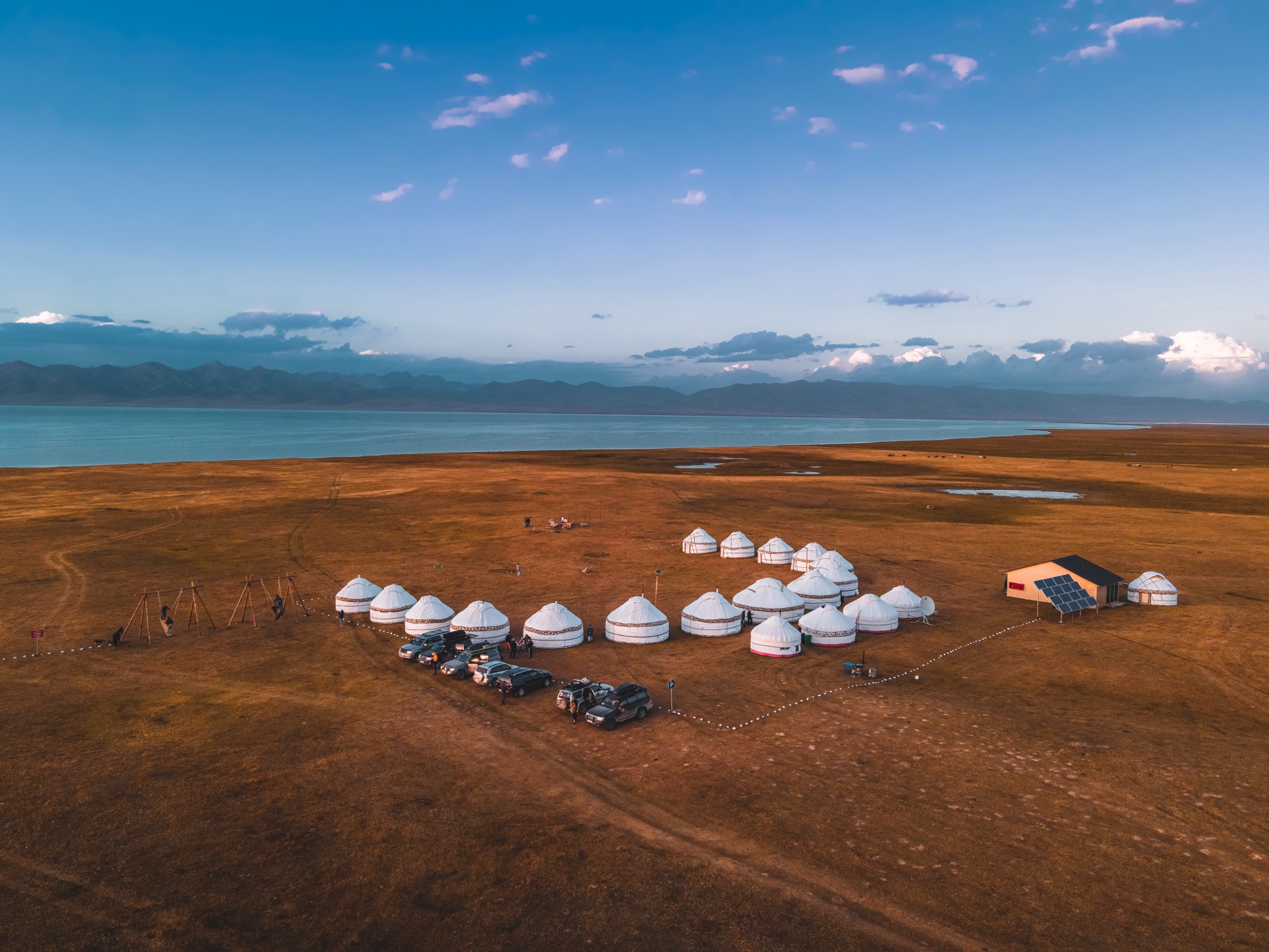 Yurt camp at Song-Kul